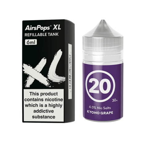 #20 Kyoho Grape AirsPops XL Refillable Pod & 313 AirsPops E - Liquid Bundle | Airscream AirsPops | Shop Buy Online | Cape Town, Joburg, Durban, South Africa