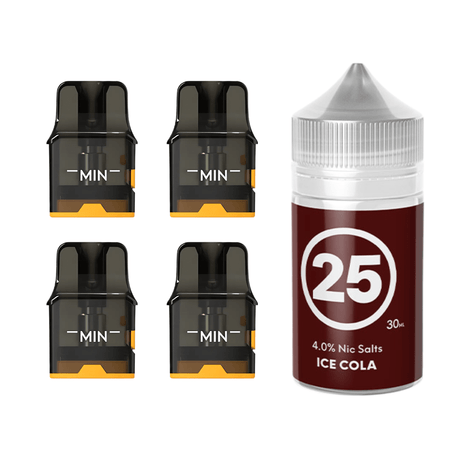 25 Ice Cola Pod & Built - in Coil (0.6Ω) - for Pro II only Airscream Pro II / LITE Refillable Pods & 313 AirsPops E - Liquid Bundle | Airscream AirsPops | Shop Buy Online | Cape Town, Joburg, Durban, South Africa