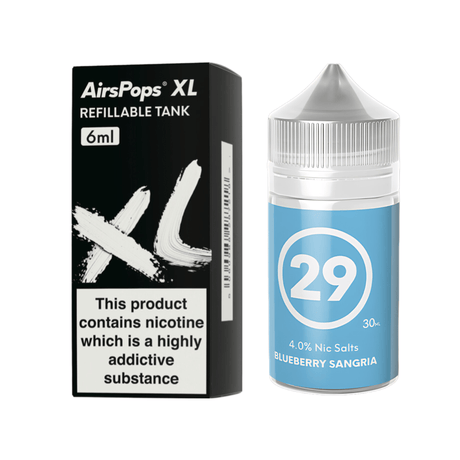 #29 Blueberry Sangria AirsPops XL Refillable Pod & 313 AirsPops E - Liquid Bundle | Airscream AirsPops | Shop Buy Online | Cape Town, Joburg, Durban, South Africa