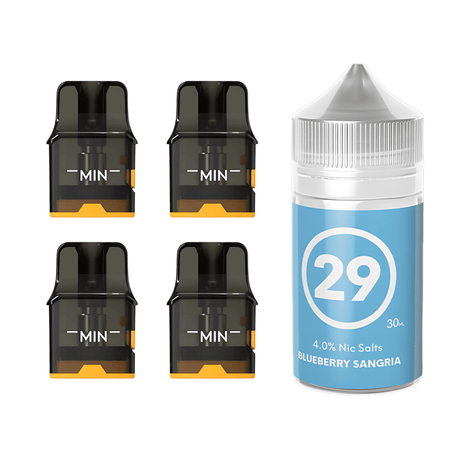 29 Blueberry Sangria Pod & Built - in Coil (0.6Ω) - for Pro II only Airscream Pro II / LITE Refillable Pods & 313 AirsPops E - Liquid Bundle | Airscream AirsPops | Shop Buy Online | Cape Town, Joburg, Durban, South Africa