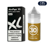 AirsPops XL refillable pod 6ml with 313 Virginia Toba 1.9% e-liquid