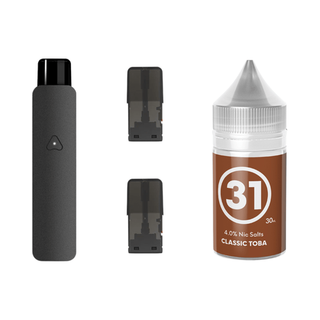 #31 Classic Toba Airscream 7 Device, Refillable Pods and E - Liquid Bundle | Airscream AirsPops | Shop Buy Online | Cape Town, Joburg, Durban, South Africa