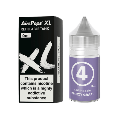 #4 Freezy Grape AirsPops XL Refillable Pod & 313 AirsPops E - Liquid Bundle | Airscream AirsPops | Shop Buy Online | Cape Town, Joburg, Durban, South Africa