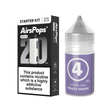 4 Freezy Grape Pearl White AirsPops ORKA Device & 313 E - Liquid Bundle | Airscream AirsPops | Shop Buy Online | Cape Town, Joburg, Durban, South Africa