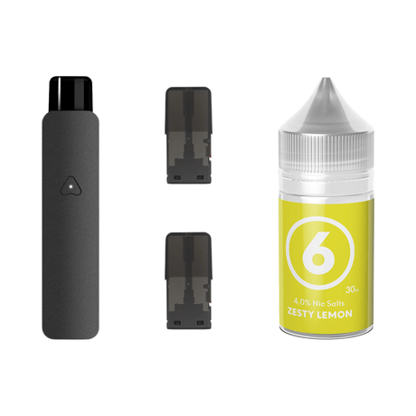 #6 Zesty Lemon Airscream 7 Device, Refillable Pods and E - Liquid Bundle | Airscream AirsPops | Shop Buy Online | Cape Town, Joburg, Durban, South Africa