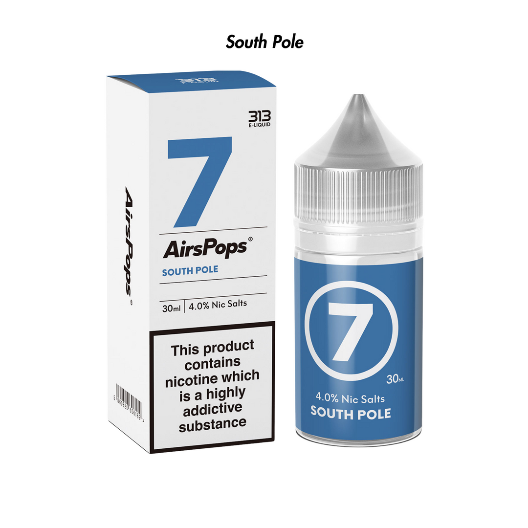 South Pole 313 AirsPops E-Liquid 40mg from The Smoke Organic Store with Fast Delivery in South Africa