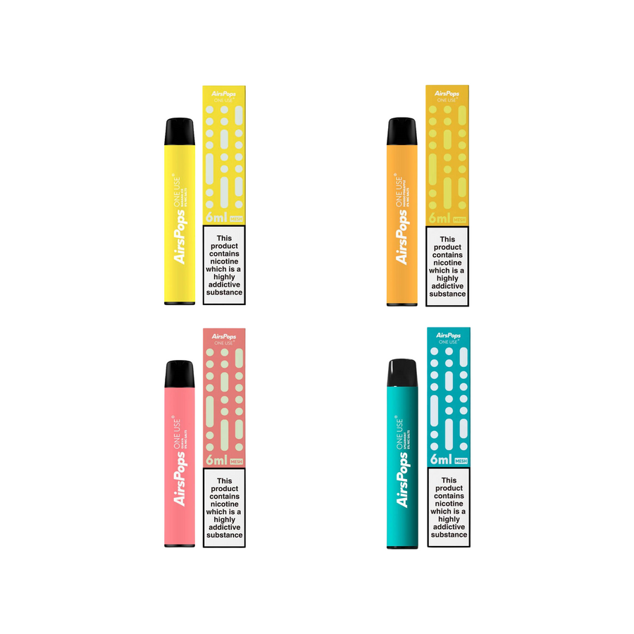 AirsPops & AirPop ONE USE Disposables Express Delivery