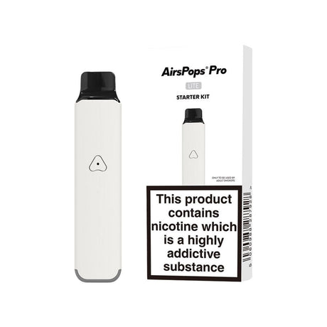 Ivory White front view AirsPops Pro LITE