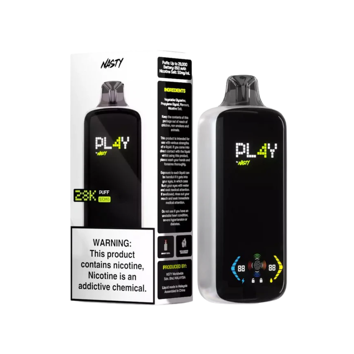 Nasty Bar Play 28k Disposable Vape - 5%