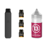 Steel Grey #13 Lychee Raspberry Airscream Pro LITE Device, Refillable Pods and E - Liquid Bundle | Airscream AirsPops | Shop Buy Online | Cape Town, Joburg, Durban, South Africa