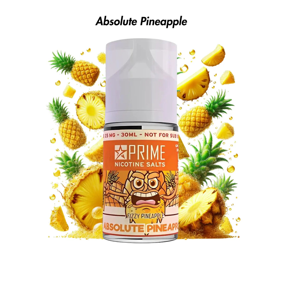 Absolute Pineapple Prime Nicotine Salts E - Liquid 30ml - 2.5% | Prime | Shop Buy Online | Cape Town, Joburg, Durban, South Africa