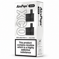 AirsPops XCO Refillable Pod 2-Pack - 5ml / 0.8 Ohm