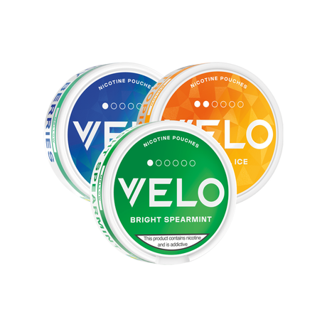 All flavours - Velo Mellow 4-6mg Nicotine Pouches 5-Pack | Velo | Shop Buy Online | Cape Town, Joburg, Durban, South Africa