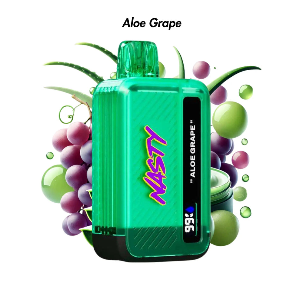 Aloe Grape Nasty Bar 9000 Disposable Vape - 5% | NASTY | Shop Buy Online | Cape Town, Joburg, Durban, South Africa