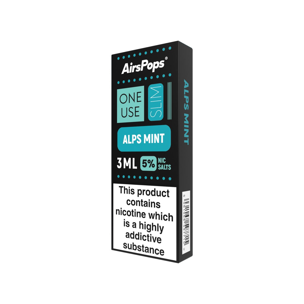 Alps Mint AirsPops ONE USE Slim 3ml disposable vape
