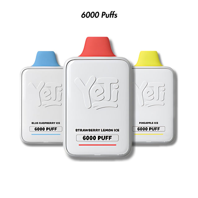 Apricot Watermelon Ice Yeti Ice Cube 6000 Puff Disposable Vape - 2.0% | Yeti | Shop Buy Online | Cape Town, Joburg, Durban, South Africa