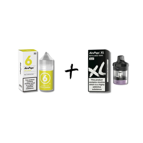 Banana Ice 313 AirsPops E - Liquid & AirsPops XL Refillable Pod Bundle | Airscream AirsPops | Shop Buy Online | Cape Town, Joburg, Durban, South Africa