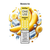 Banana Ice Airscream AirsPops ONE USE 3ml Disposable Vape - 5% | Airscream AirsPops | Shop Buy Online | Cape Town, Joburg, Durban, South Africa