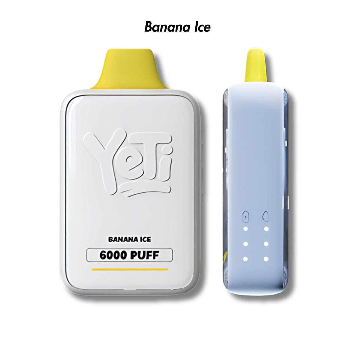 Banana Ice Yeti Ice Cube 6000 Puff Disposable Vape - 2.0% | Yeti | Shop Buy Online | Cape Town, Joburg, Durban, South Africa