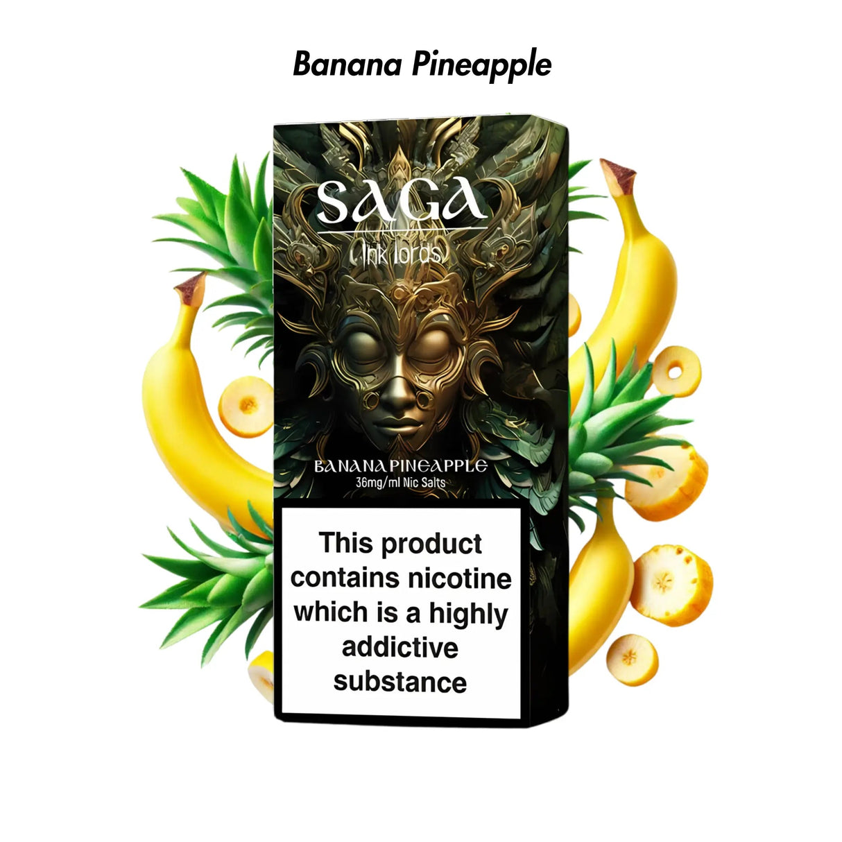 Banana Pineapple Airscream Ink Lords Saga U1 6ml Disposable Vape - 3.6% | Airscream AirsPops | Shop Buy Online | Cape Town, Joburg, Durban, South Africa