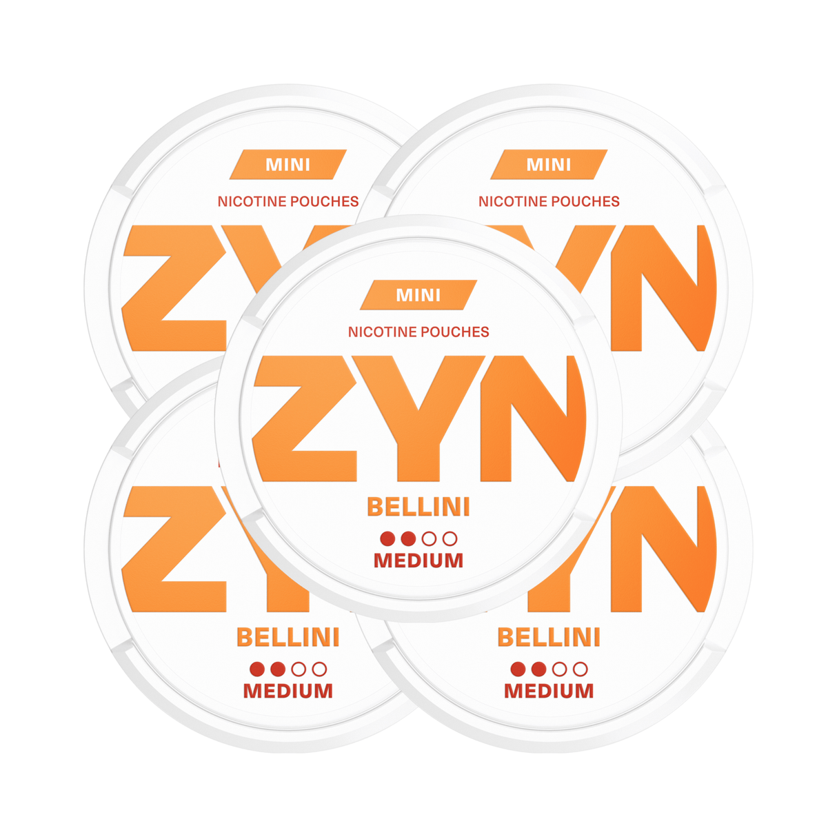 Bellini 5 - Pack ZYN Mini Medium Nicotine Pouches - 3mg | ZYN | Shop Buy Online | Cape Town, Joburg, Durban, South Africa