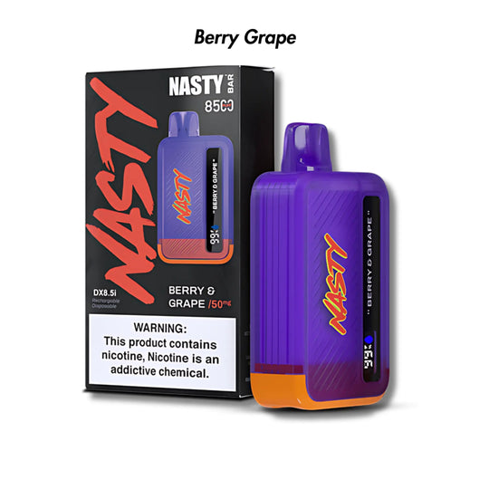 Berry Grape Nasty Bar 8500/9000 Disposable Vape - 5% | NASTY | Shop Buy Online | Cape Town, Joburg, Durban, South Africa