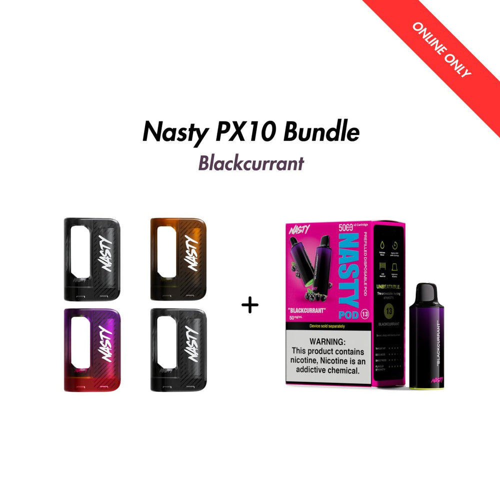 Black Blackcurrant Nasty PX10 Bundle | NASTY | Shop Buy Online | Cape Town, Joburg, Durban, South Africa