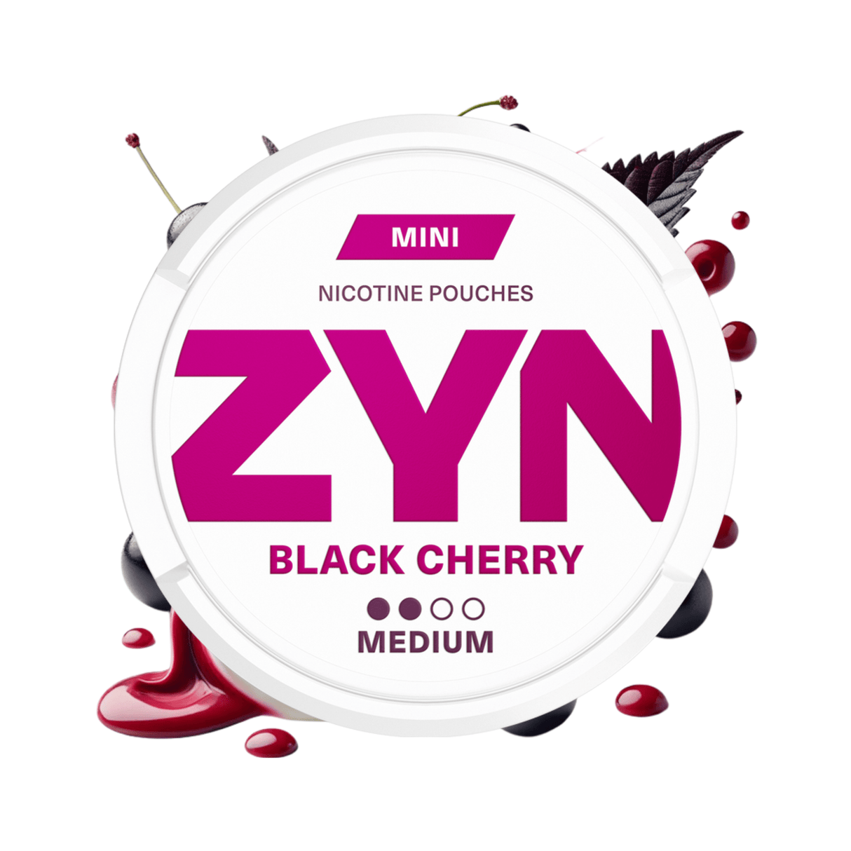 Black Cherry ZYN Mini Medium Nicotine Pouches - 3mg | ZYN | Shop Buy Online | Cape Town, Joburg, Durban, South Africa