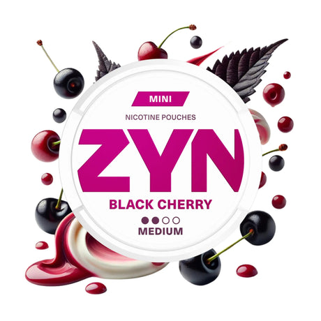 Black Cherry ZYN Mini Nicotine Pouches - Medium 3mg | ZYN | Shop Buy Online | Cape Town, Joburg, Durban, South Africa