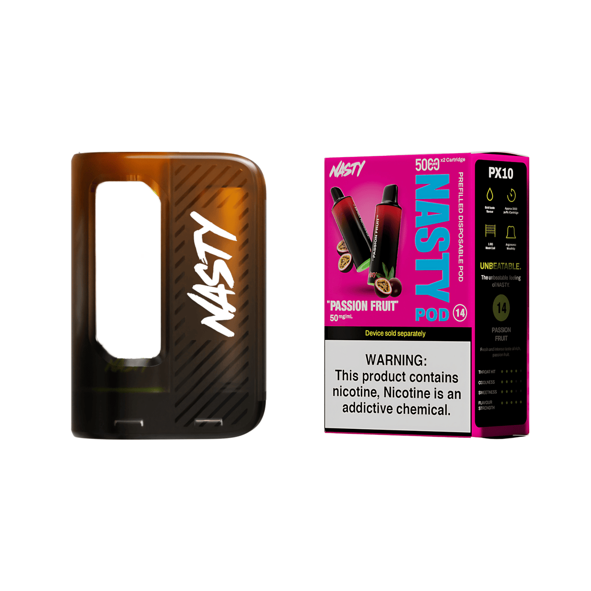 Black Orange Blackcurrant Nasty PX10 Device & Pods Bundle | NASTY | Shop Buy Online | Cape Town, Joburg, Durban, South Africa