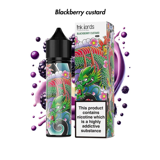 Blackberry Custard Airscream Ink Lords E - Liquid 60ml - 0.3% | Airscream AirsPops | Shop Buy Online | Cape Town, Joburg, Durban, South Africa