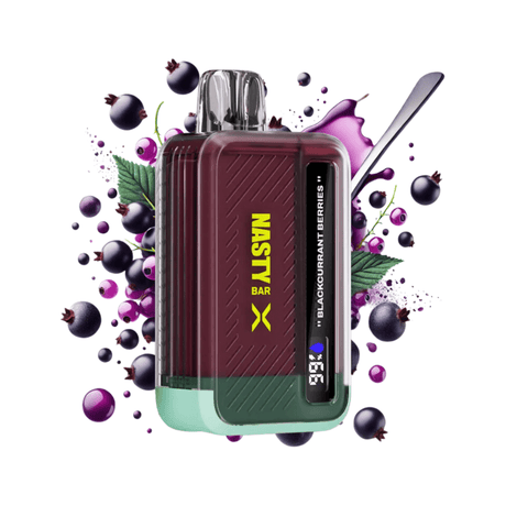 Blackcurrant Berries Nasty Bar X - Series 9k Disposable Vape - 5% | NASTY | Shop Buy Online | Cape Town, Joburg, Durban, South Africa