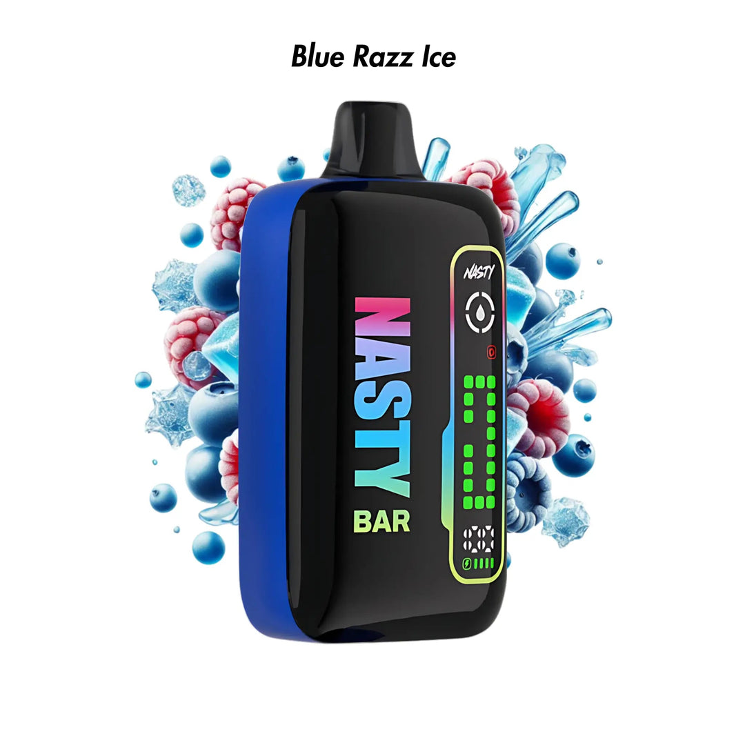 Blue Razz Ice Nasty Bar 16000 Disposable Vape - 5% | NASTY | Shop Buy Online | Cape Town, Joburg, Durban, South Africa