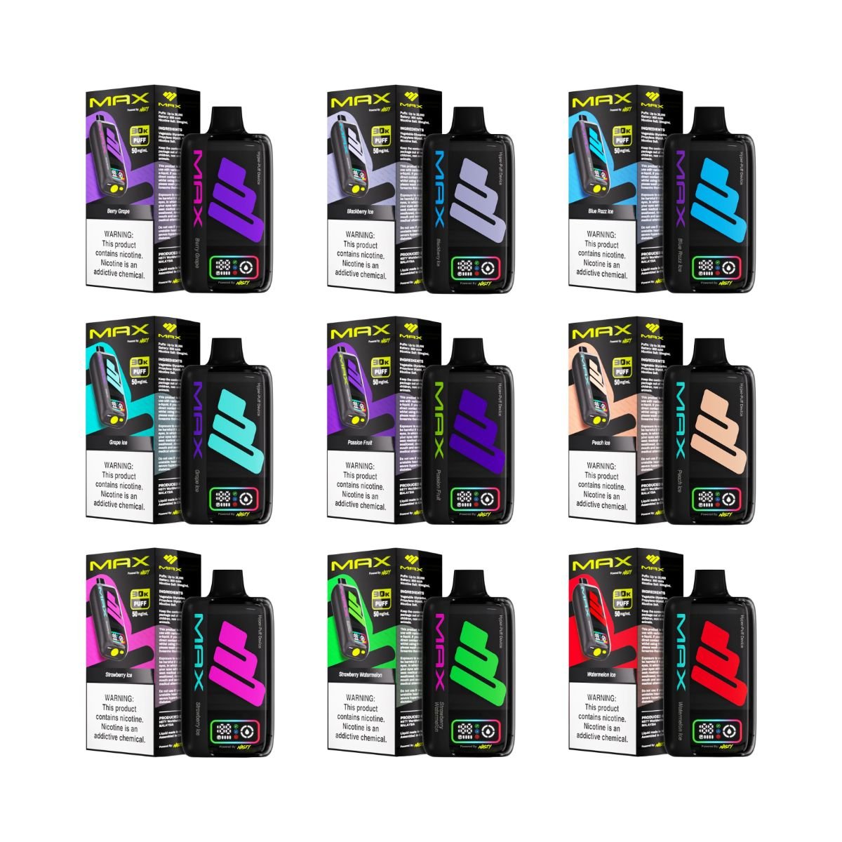 Blue Razz Ice Nasty Bar MAX 30k Disposable Vape - 5% | NASTY | Shop Buy Online | Cape Town, Joburg, Durban, South Africa