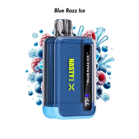 Blue Razz Ice Nasty Bar X 9000 Disposable Vape - 5% | NASTY | Shop Buy Online | Cape Town, Joburg, Durban, South Africa