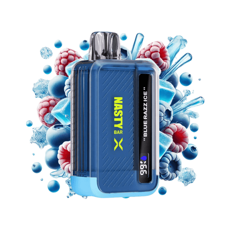 Blue Razz Ice Nasty Bar X - Series 9k Disposable Vape - 5% | NASTY | Shop Buy Online | Cape Town, Joburg, Durban, South Africa