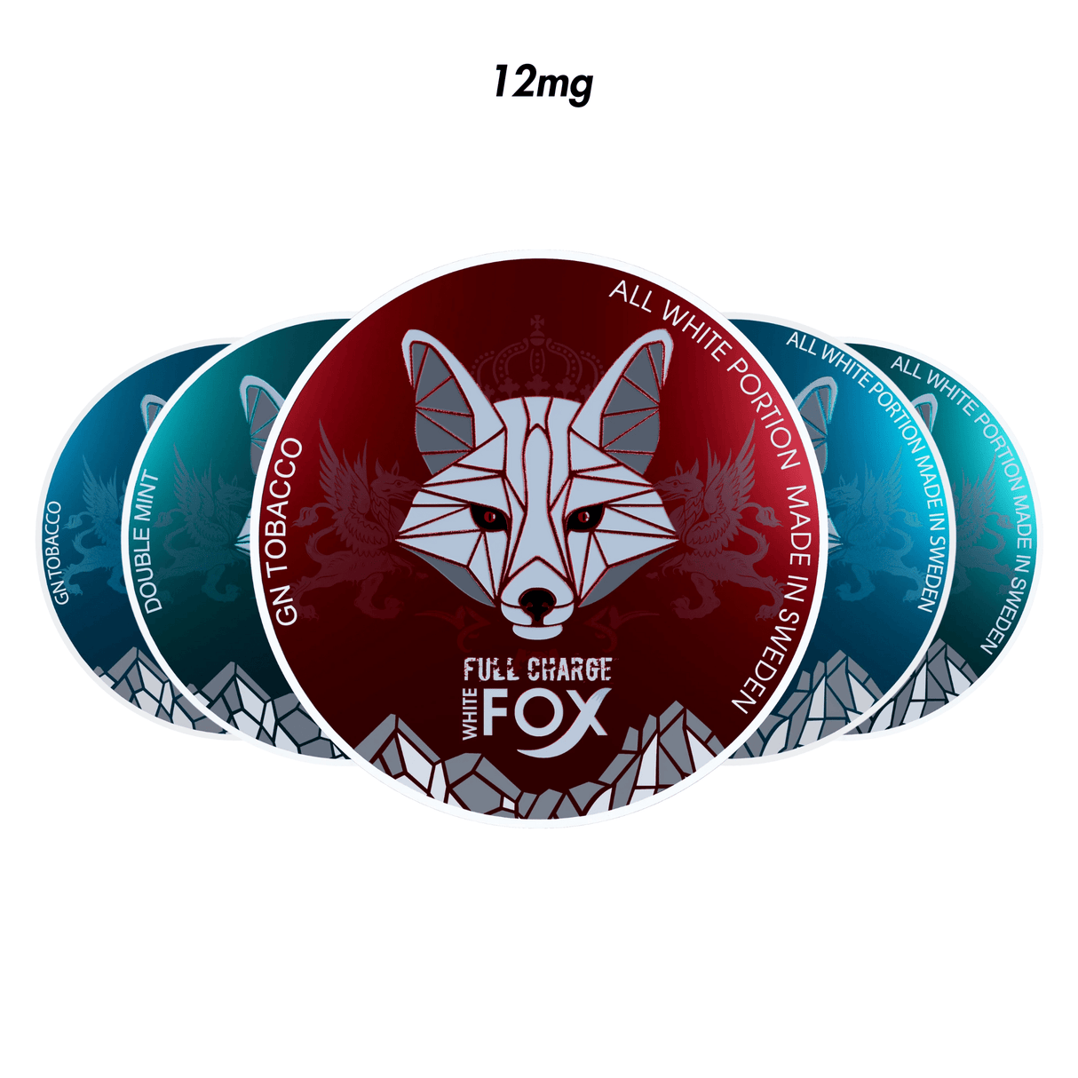 Blue White Fox Nicotine Pouches 12mg | White Fox | Shop Buy Online | Cape Town, Joburg, Durban, South Africa