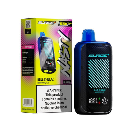 Blueberry Ice Nasty Bar Surge 55k Disposable Vape - 5% | NASTY | Shop Buy Online | Cape Town, Joburg, Durban, South Africa