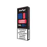 Blueberry Raspberry AirsPops ONE USE Slim 3ml disposable vape