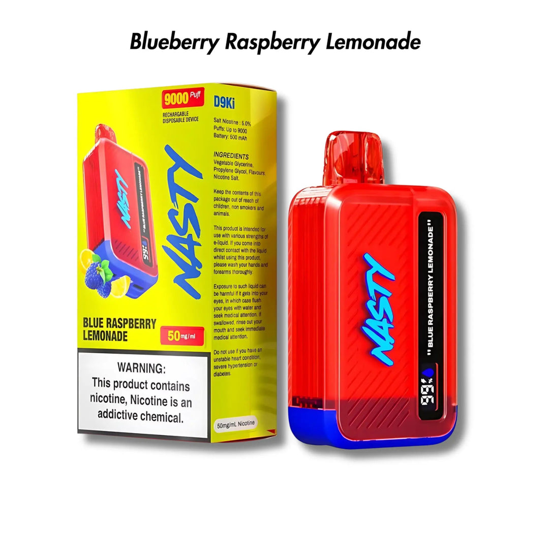 Blueberry Raspberry Lemonade Nasty Bar 8500/9000 Disposable Vape - 5% | NASTY | Shop Buy Online | Cape Town, Joburg, Durban, South Africa