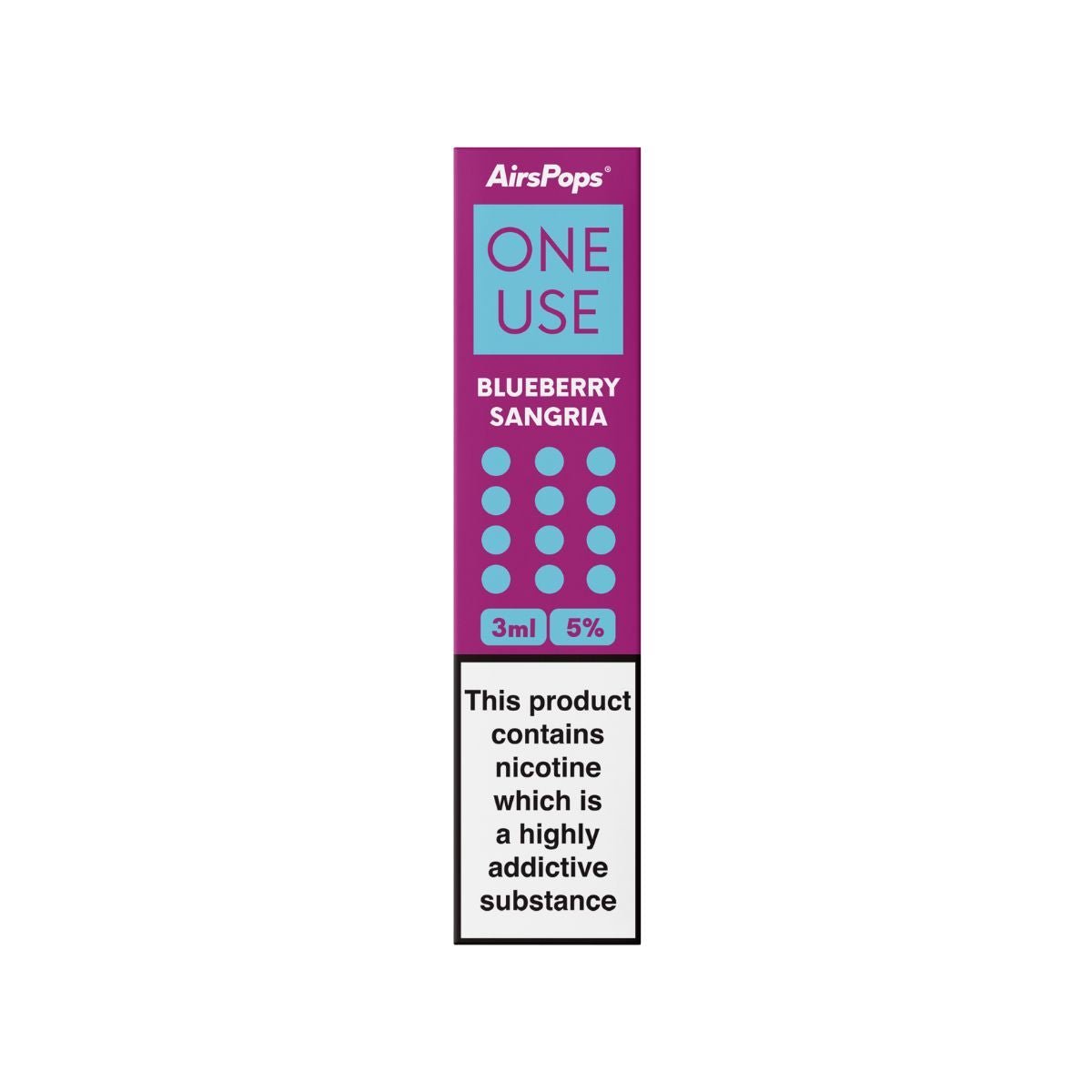 Blueberry Sangria | Airscream AirsPops ONE USE 3ml 3.6%