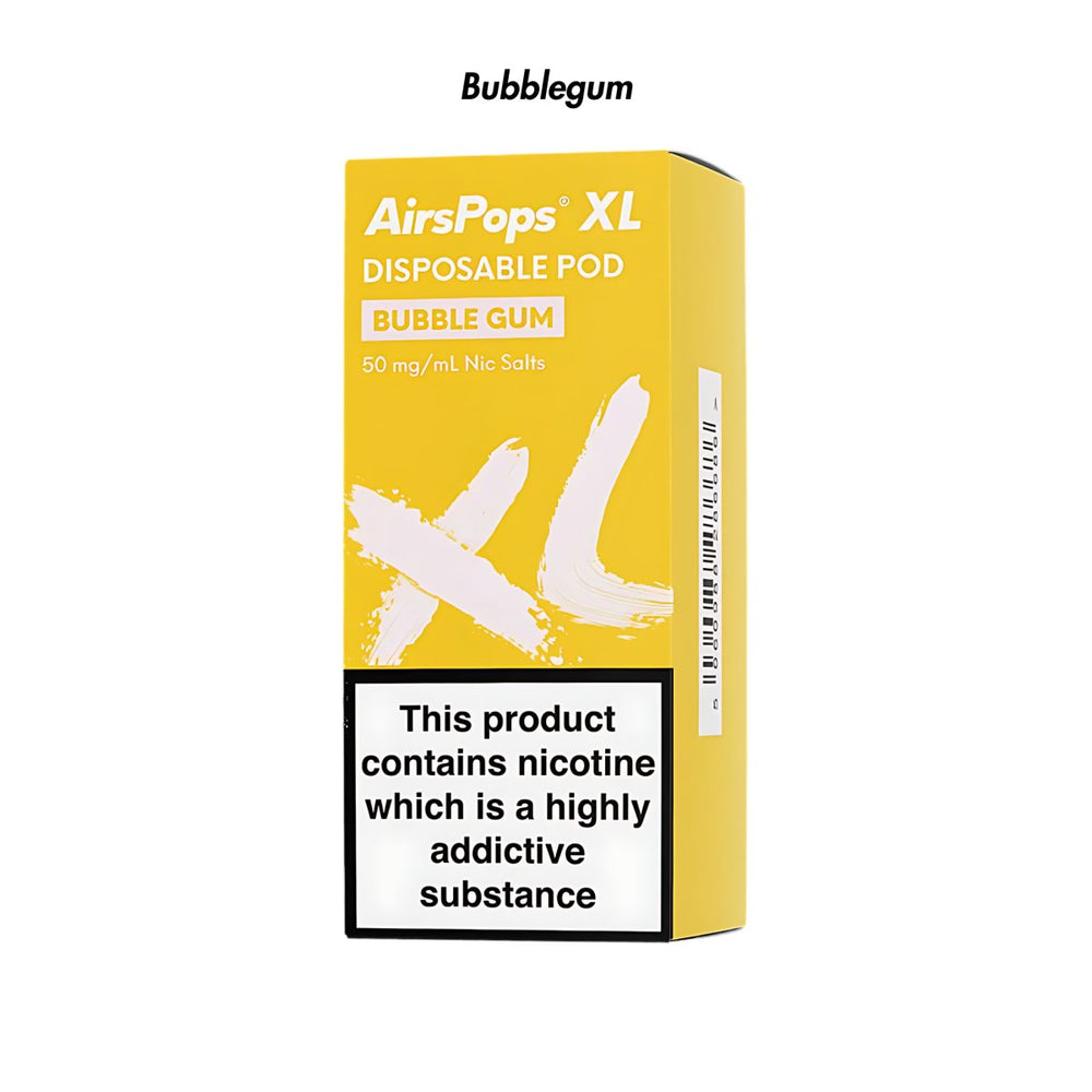 Bubblegum AirsPops XL Prefilled Disposable Pod 10ml - 5.0% | Airscream AirsPops | Shop Buy Online | Cape Town, Joburg, Durban, South Africa