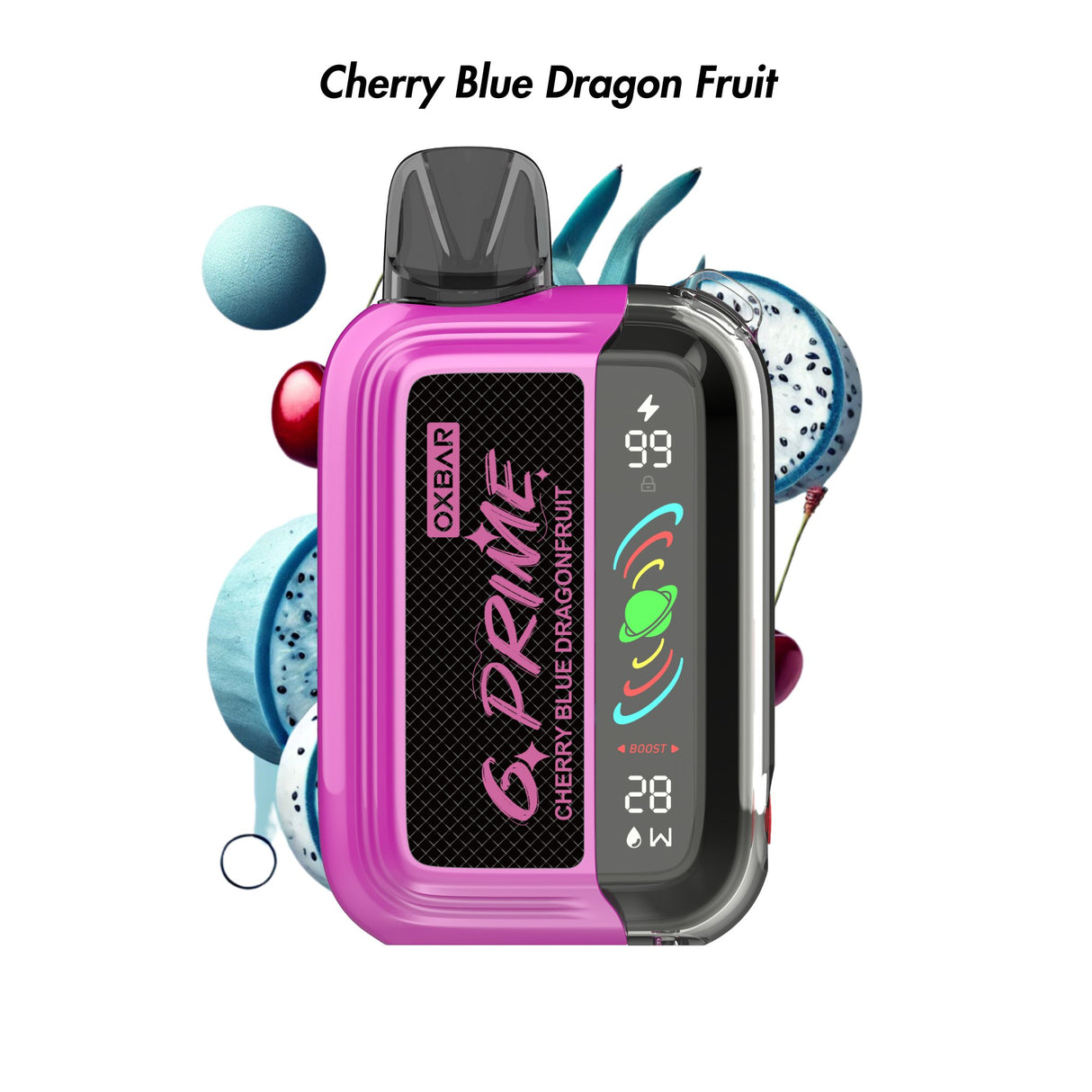 Cherry Blue Dragon Fruit Oxbar G Prime 25000 Disposable Vape - 5% | Oxbar | Shop Buy Online | Cape Town, Joburg, Durban, South Africa