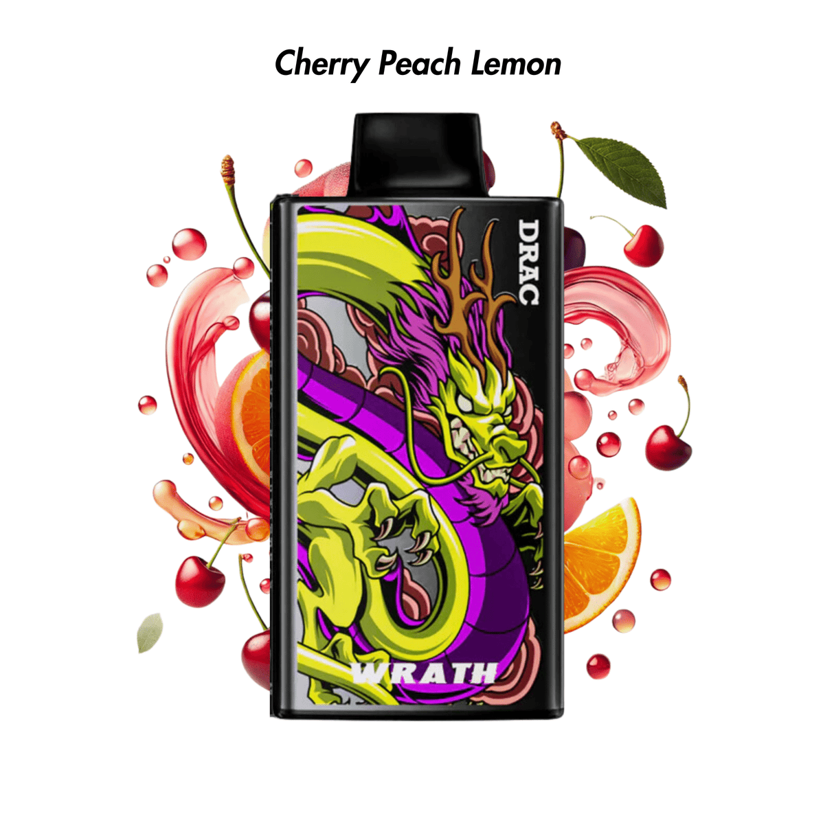 Cherry Peach Lemon Nasty Bar DRG:ON 25k Disposable Vape - 5% | NASTY | Shop Buy Online | Cape Town, Joburg, Durban, South Africa