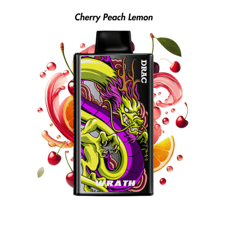 Cherry Peach Lemon Nasty Bar DRG:ON 25k Disposable Vape - 5% | NASTY | Shop Buy Online | Cape Town, Joburg, Durban, South Africa