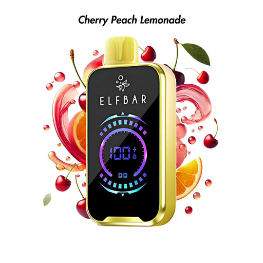 Cherry Peach Lemonade Elf Bar FS 18000 Disposable Vape - 5% | Elf Bar | Shop Buy Online | Cape Town, Joburg, Durban, South Africa