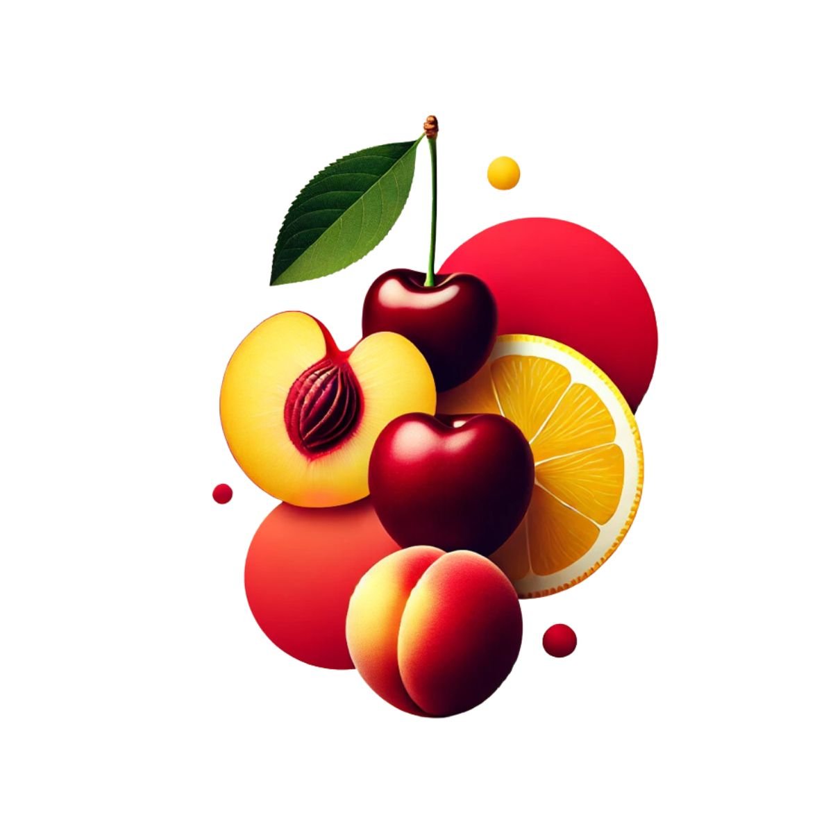 Cherry Peach Lemon Nasty Bar 9k Disposable Vape - 5% front view