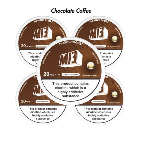 Chocolate Coffee 5 - Pack Airscream M13 Nicotine Pouches Bundle - 20mg | Airscream AirsPops | Shop Buy Online | Cape Town, Joburg, Durban, South Africa