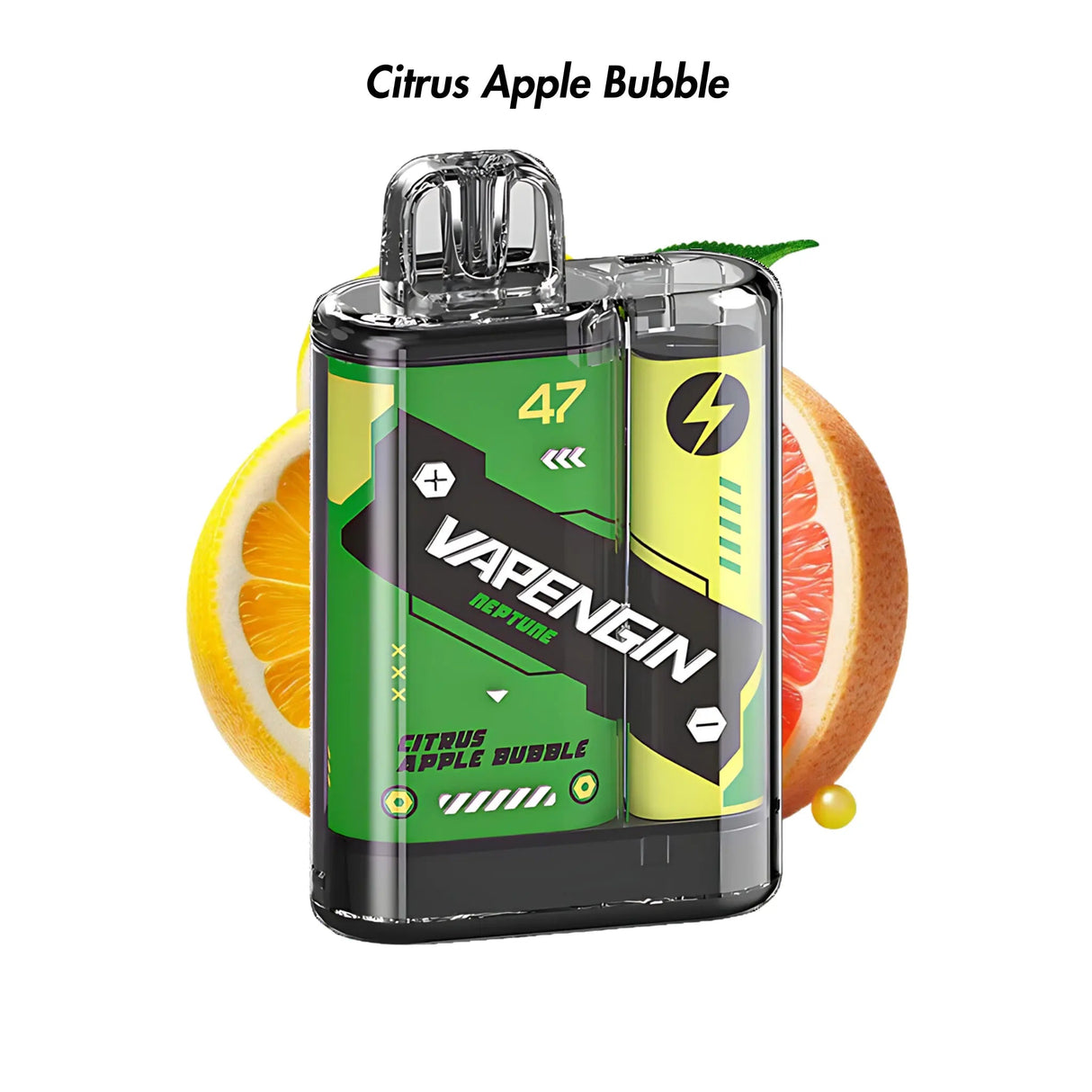 Citrus Apple Bubble Vapengin Neptune 8000 Puff Disposable Vape - 5% | Vapengin | Shop Buy Online | Cape Town, Joburg, Durban, South Africa