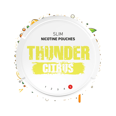 Citrus Thunder Slim Nicotine Pouches - 11mg | Thunder | Shop Buy Online | Cape Town, Joburg, Durban, South Africa